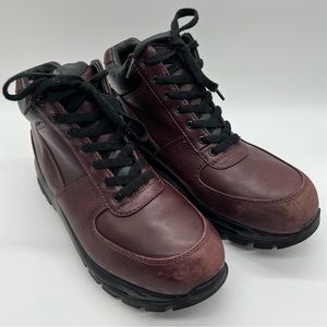 Nike ACG Air Max Goadome Deep Burgundy Black 2015 Sneaker Leather Boots Mens 9.5